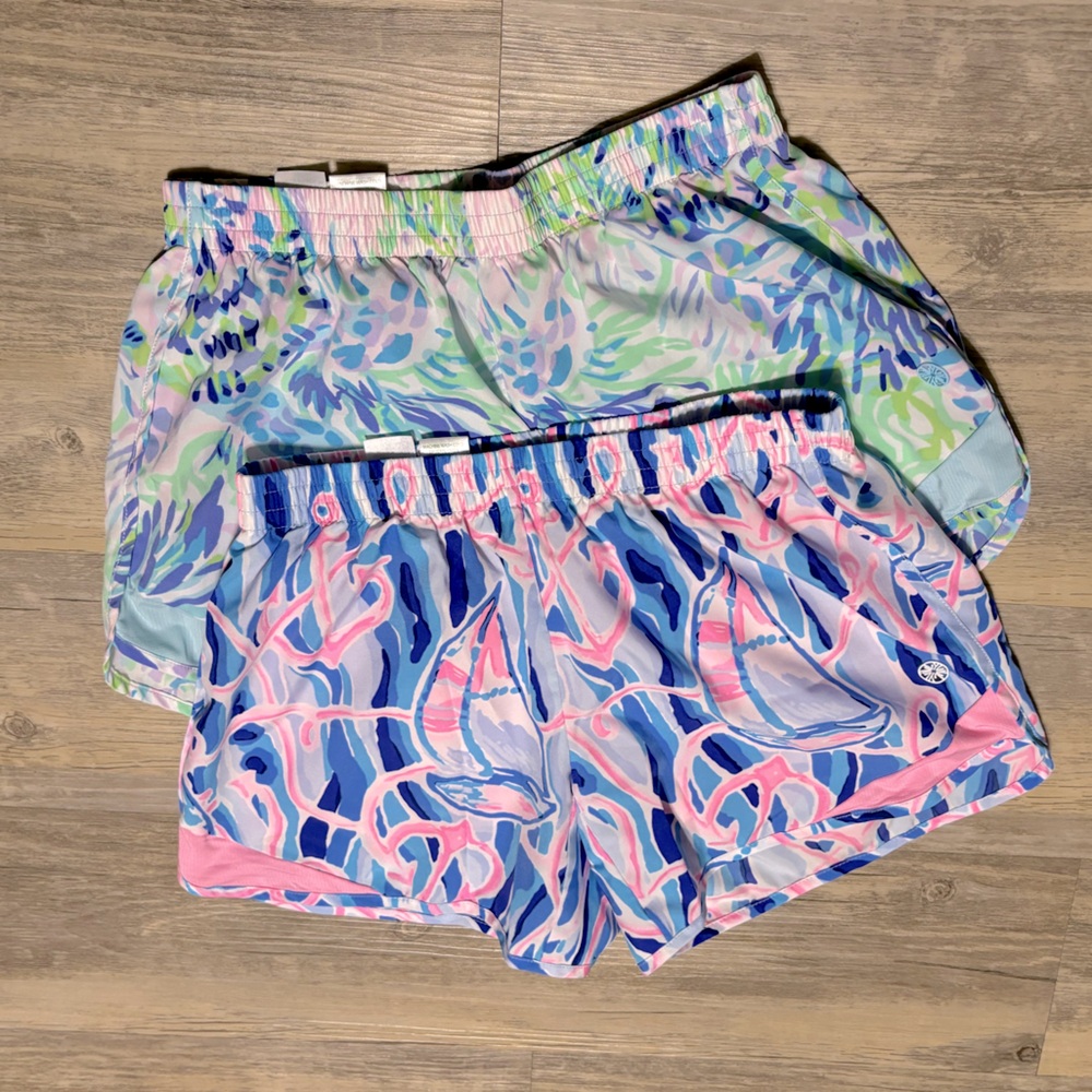 Pair of Lilly Pulitzer 2-in-1 shorts